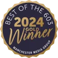 2024 best of the 603 gold winner logo